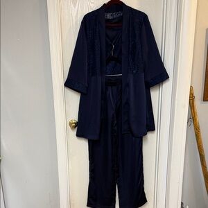 Adore Navy Women's 3 piece Pantsuit Set